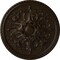 Ekena Millwork Bradford Ceiling Medallion (Fits Canopies up to 6 5/8"), Hand-Painted Bronze, 32 5/8"OD x 2"P CM32BRBZS - alternate 1